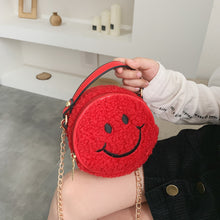 Load image into Gallery viewer, Smiley Face Crossbody Handbag