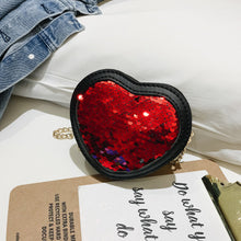 Load image into Gallery viewer, Heart Sequin Crossbody